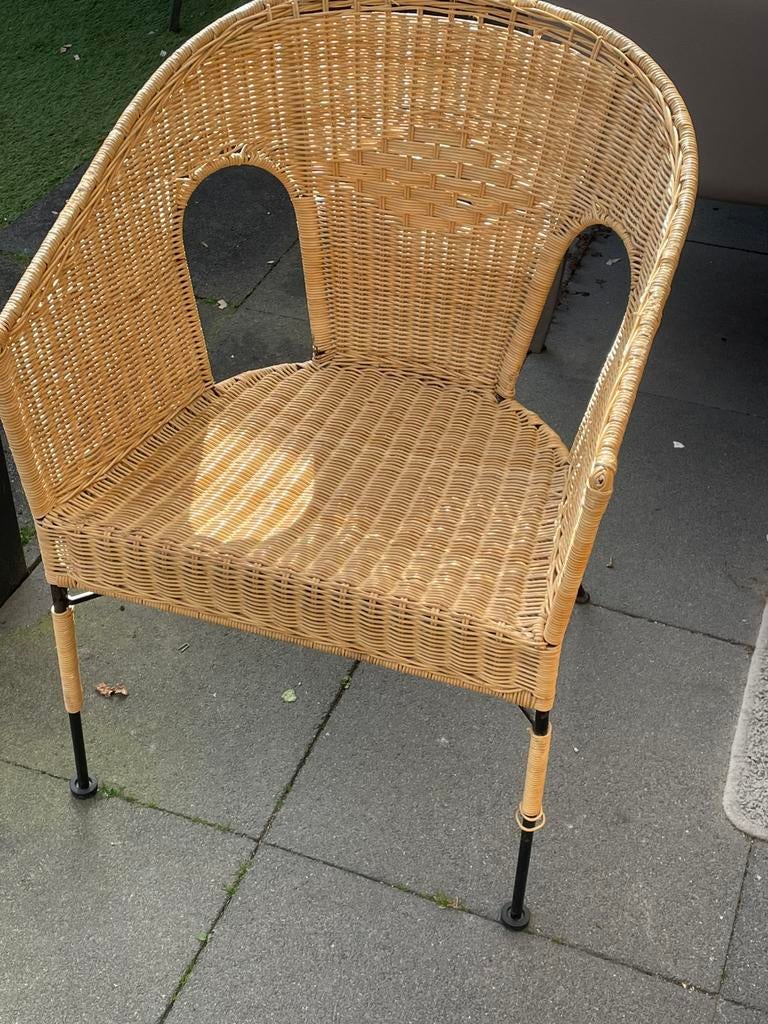 Te koop, Overige kleuren, Riet of Rotan, Ophalen of Verzenden, Zo goed als nieuw