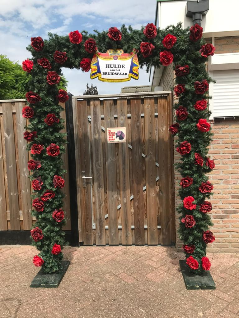 Huwelijksboog / Jubileumboog, Ophalen of Verzenden, Zo goed als nieuw, Versiering, Overige