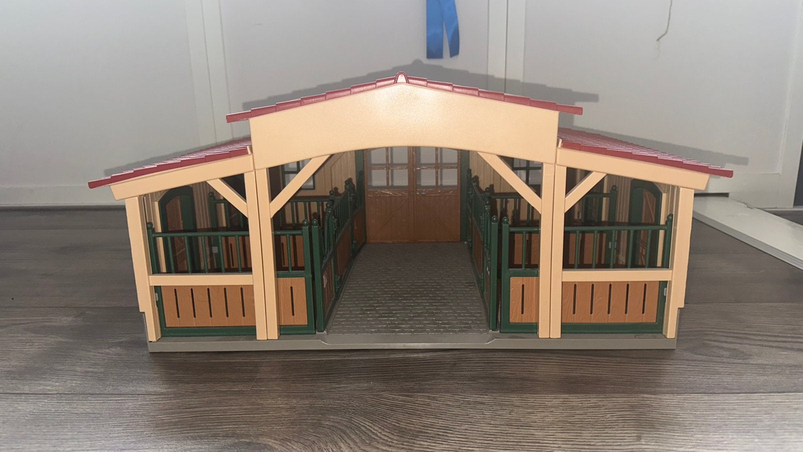 Schleich manege + accessoires, Ophalen, Gebruikt