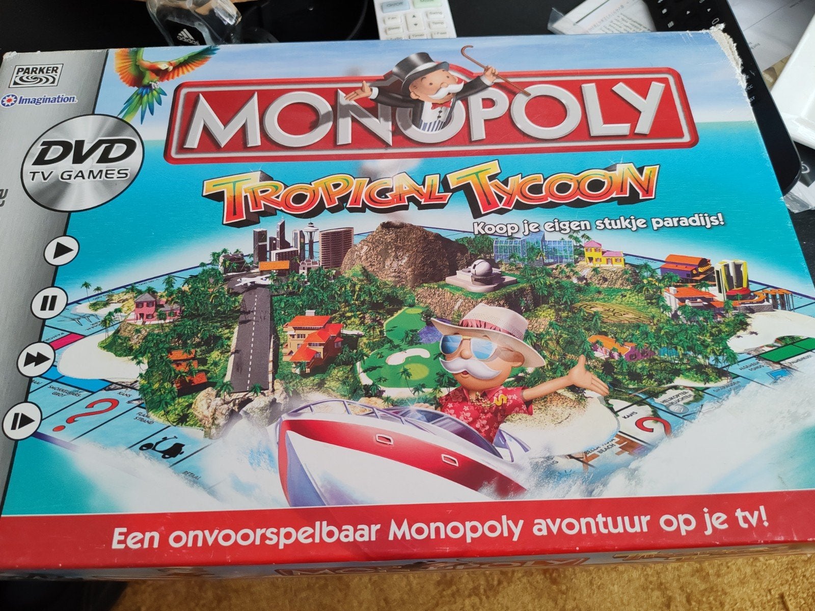Monopoly Tropical Tycoon - Compleet Gezelschapsspel, Vijf spelers of meer, Ophalen of Verzenden, Zo goed als nieuw, Parker