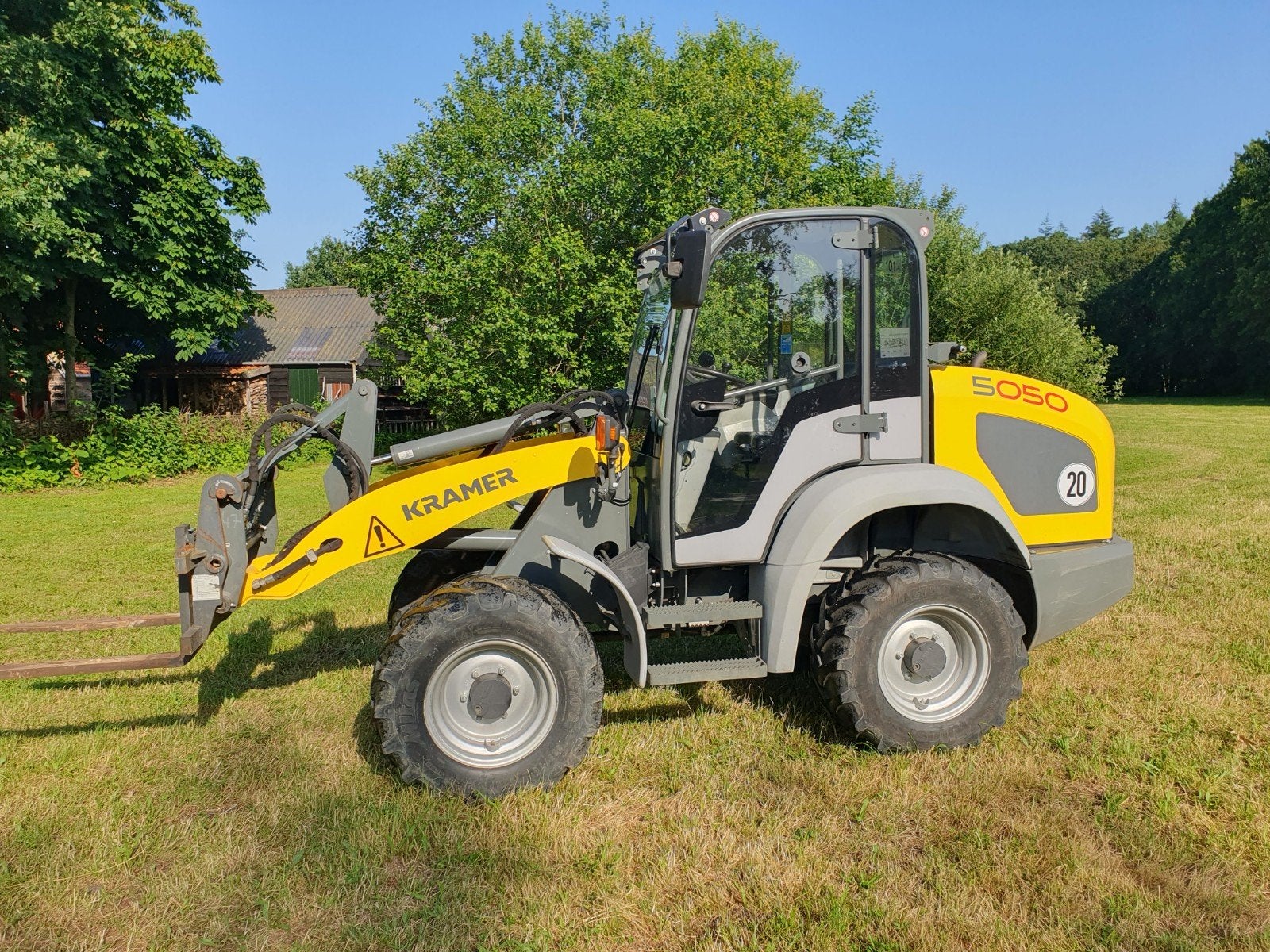 Kramer 5050 slechts 670 uur nieuwstaat, Ophalen, Wiellader of Shovel