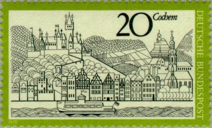 Y&T 496 - Michel 649 - Cochem - 1970 - postfris - XXX, Ophalen of Verzenden, BRD, Postfris