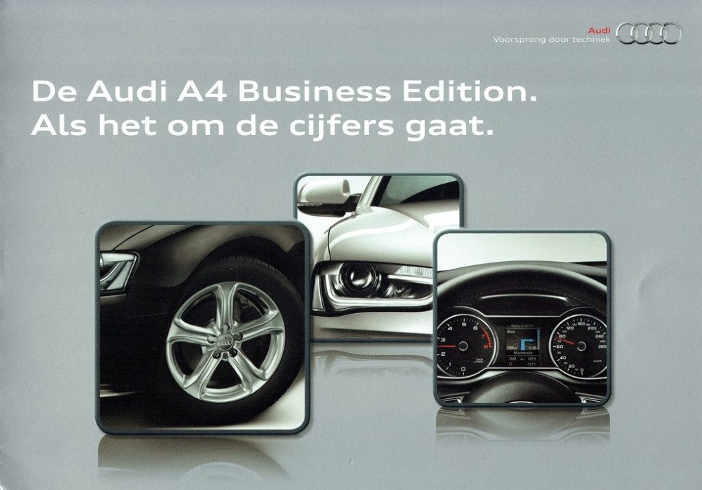 Folder Audi A4 Business Edition (2013), Verzenden, Gelezen, Audi