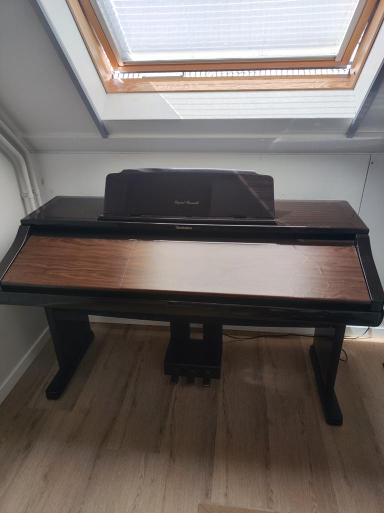 Technics SX-PR902R Digitale Piano - Goede Staat, Ophalen, Gebruikt, Bruin, Piano