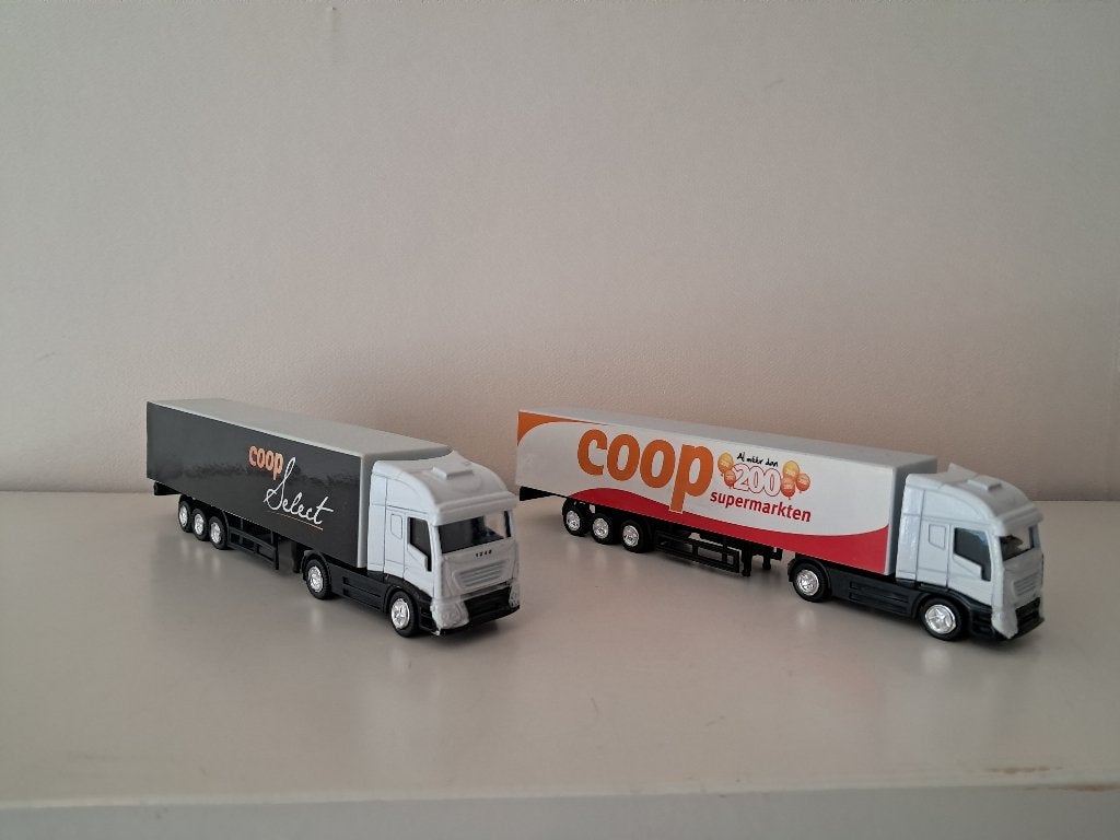 Reklame vrachtwagens, Hobby en Vrije tijd, Ophalen of Verzenden, Zo goed als nieuw, Bus of Vrachtwagen, Overige merken