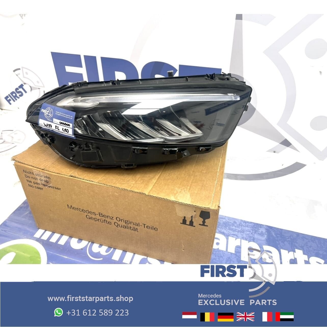 A1779065204 W177 FACELIFT A35 A45 AMG HALF LED KOPLAMP RECHT, Auto-onderdelen, Gebruikt, -, Ophalen of Verzenden, -