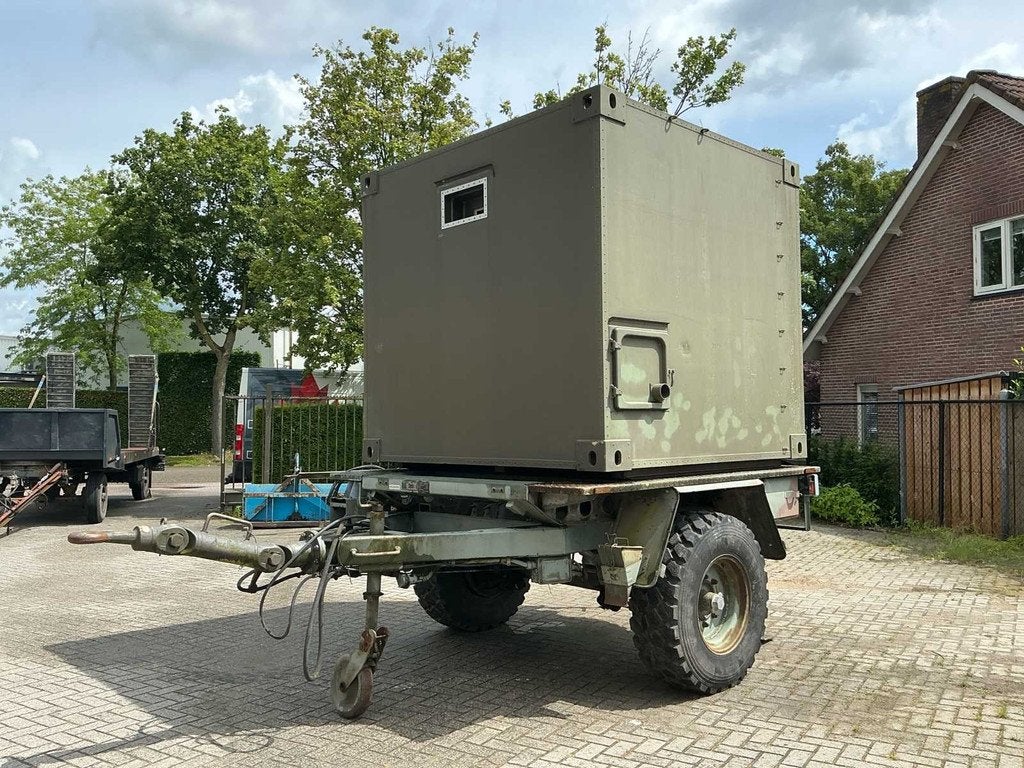 1993 Kögel AHW 15 kN AD Aanhangwagen Met container (alumini, Auto diversen, Aanhangers en Bagagewagens, Gebruikt