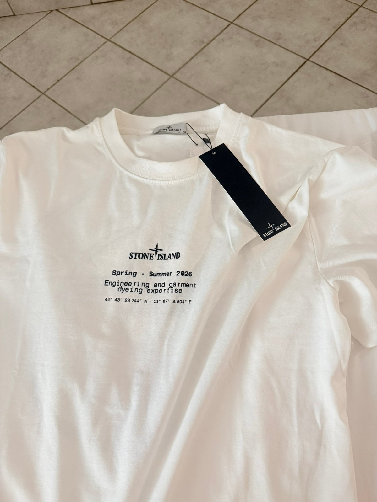 Stone island shirt heren maat xl, Ophalen of Verzenden, Nieuw, Maat 56/58 (XL), Wit