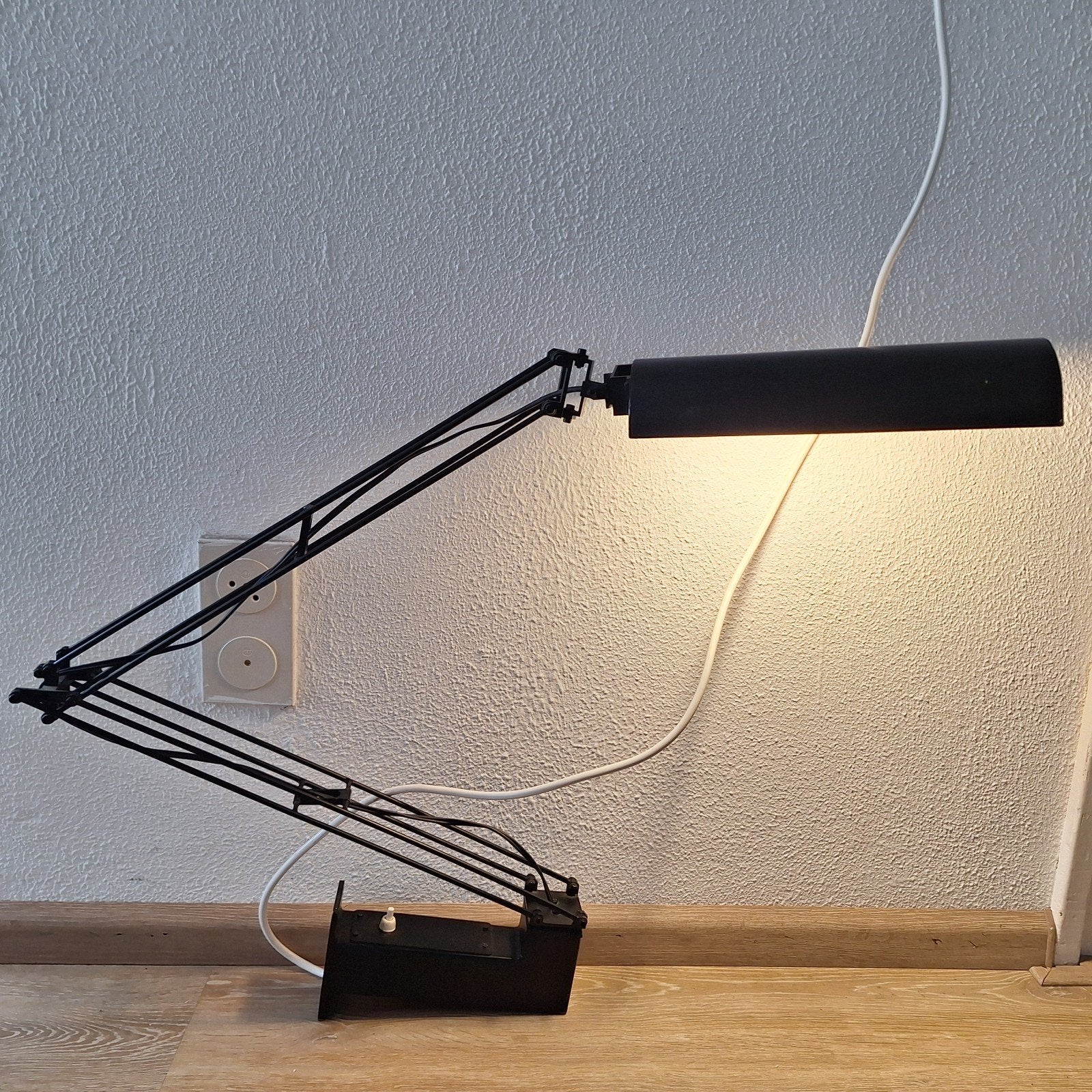 Anglepoise lamp wandlamp werklamp vintage, Huis en Inrichting, Lampen | Wandlampen, Ophalen of Verzenden, Gebruikt, Metaal