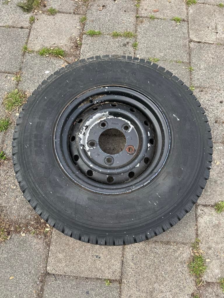 Reserverband land rover defender op stalen velg - 16 inch, Ophalen of Verzenden, Gebruikt