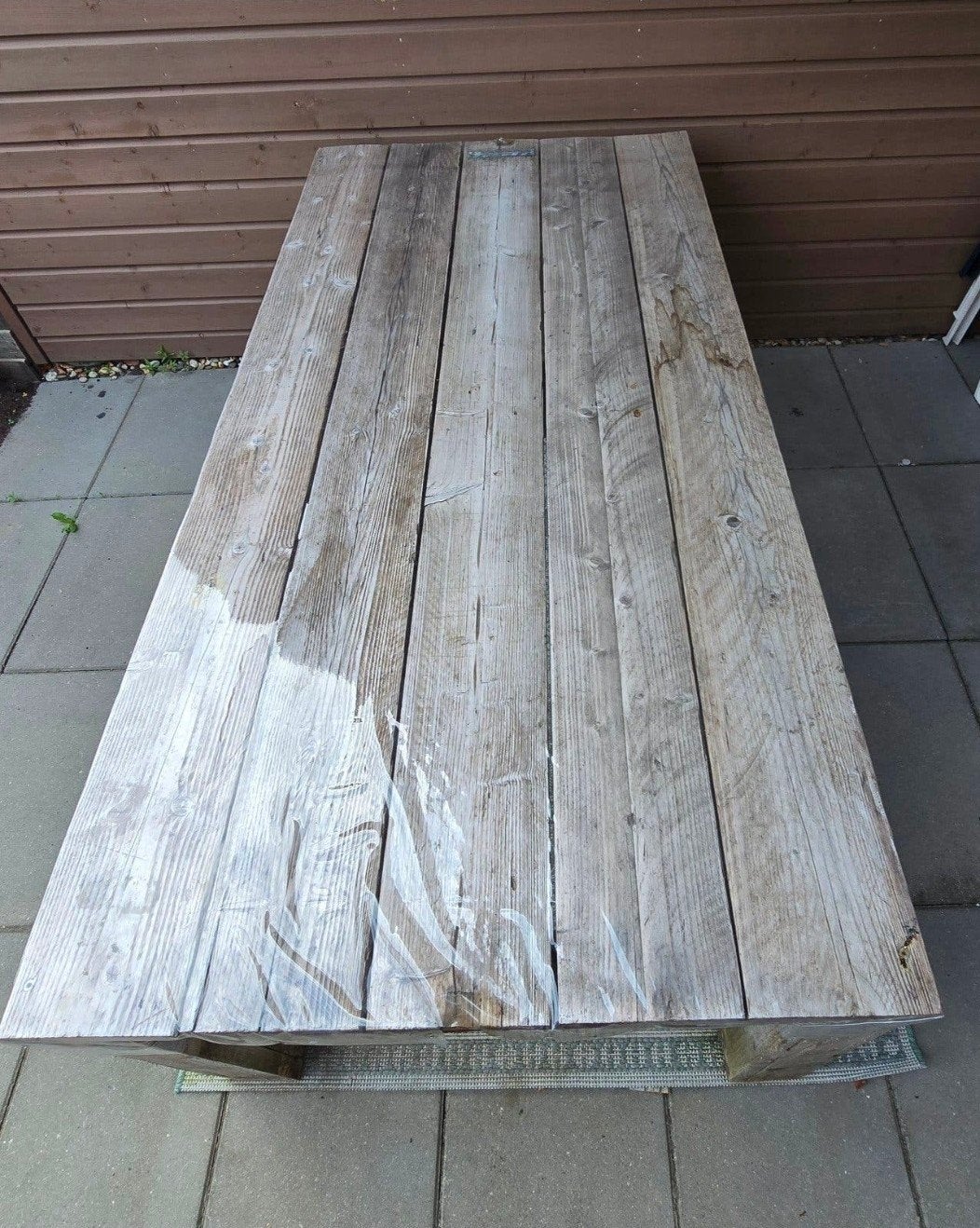 steigerhouten tafel, Ophalen, Rechthoekig, Hout