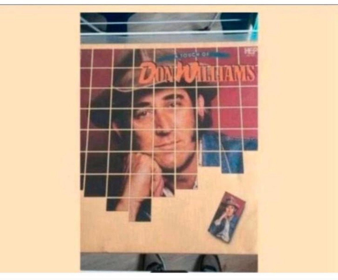 LP Don Williams: A touch of, Cd's en Dvd's, Vinyl | Country en Western, Ophalen of Verzenden, Gebruikt, 12 inch