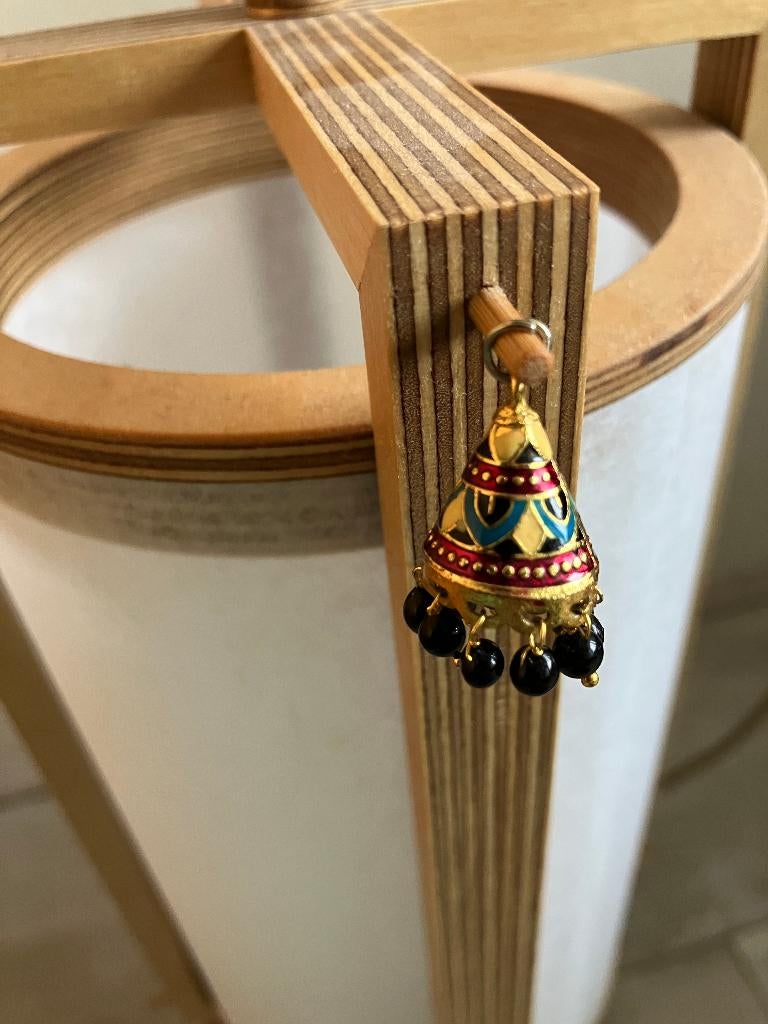 Meenakari geemailleerde hanger uit Jaipur in India, Ophalen of Verzenden, Nieuw, Overige kleuren, Overige materialen
