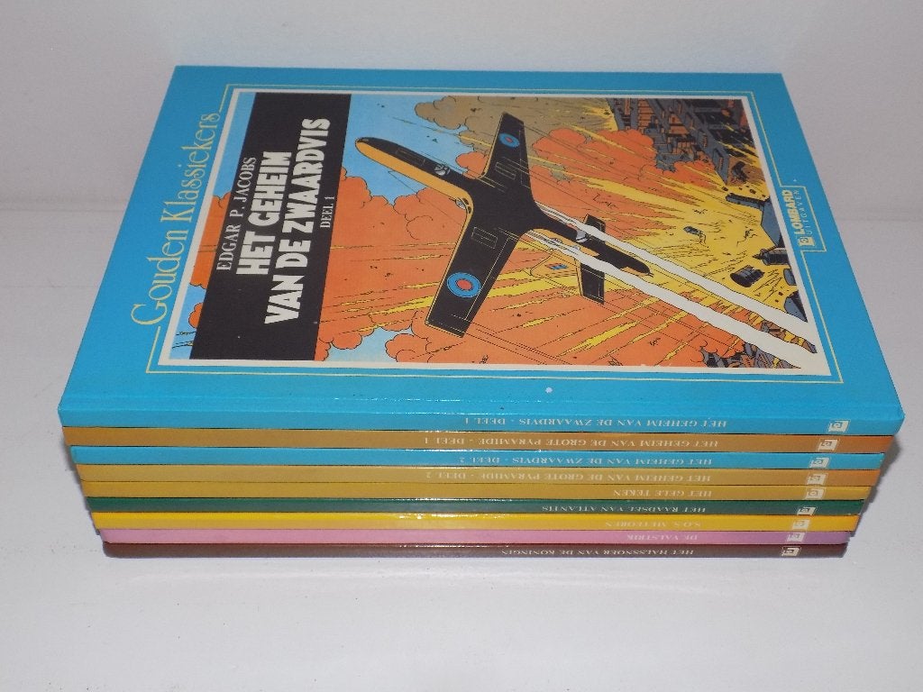 Gouden klassiekers || Blake en Mortimer || 8 stuks || netjes, Boeken, Complete serie of reeks, Ophalen of Verzenden, Gelezen