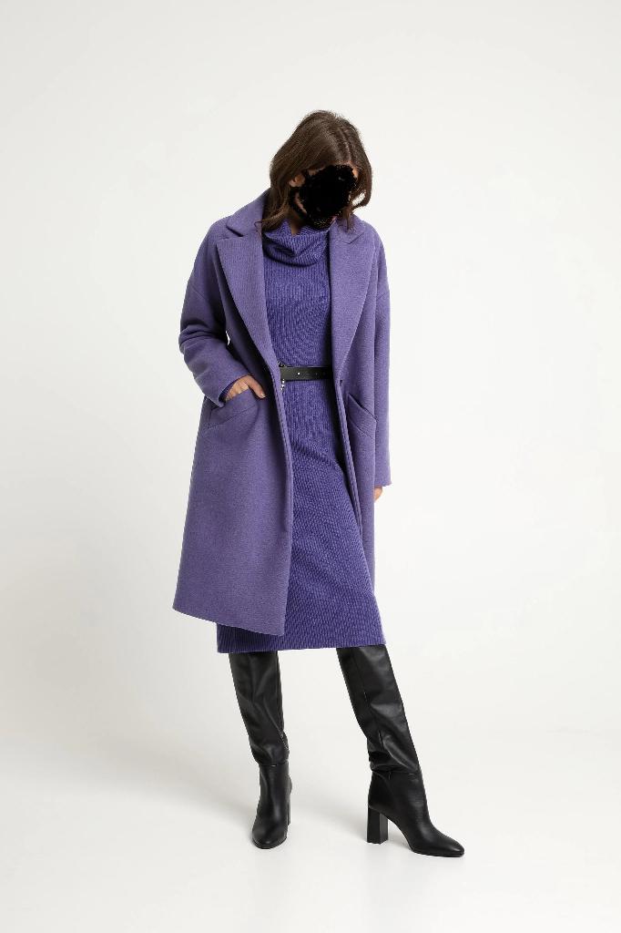 Expresso mantel paars met wol (38), Kleding | Dames, Jassen | Winter, Maat 38/40 (M), Paars, Nieuw, Verzenden