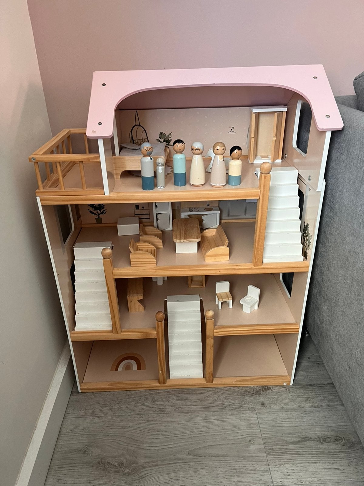 Poppenhuis van petit amelie, Ophalen, Gebruikt, Poppenhuis