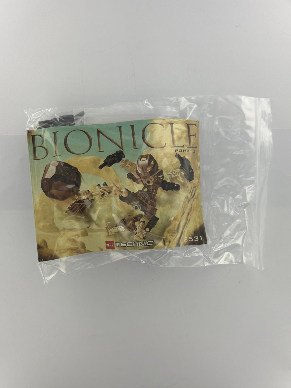 LEGO 8531 Pohatu (BIONICLE) - Compleet, Bionicle, Lego, Inclusief instructies, Ophalen of Verzenden