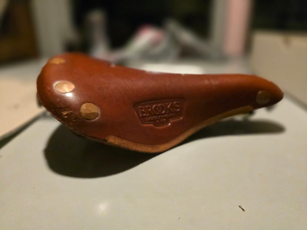 Brooks b17s koper honey vrouwen model, Ophalen of Verzenden, Gebruikt, Zadel, Brooks