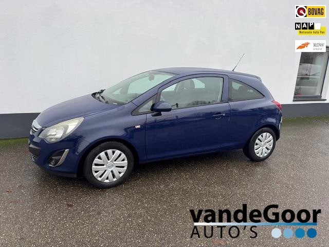 Opel Corsa 1.2 LPG, '14, airco, cruise, 4 nwe banden en apk, Auto's, Voorwielaandrijving, Euro 5, Gebruikt, 4 cilinders