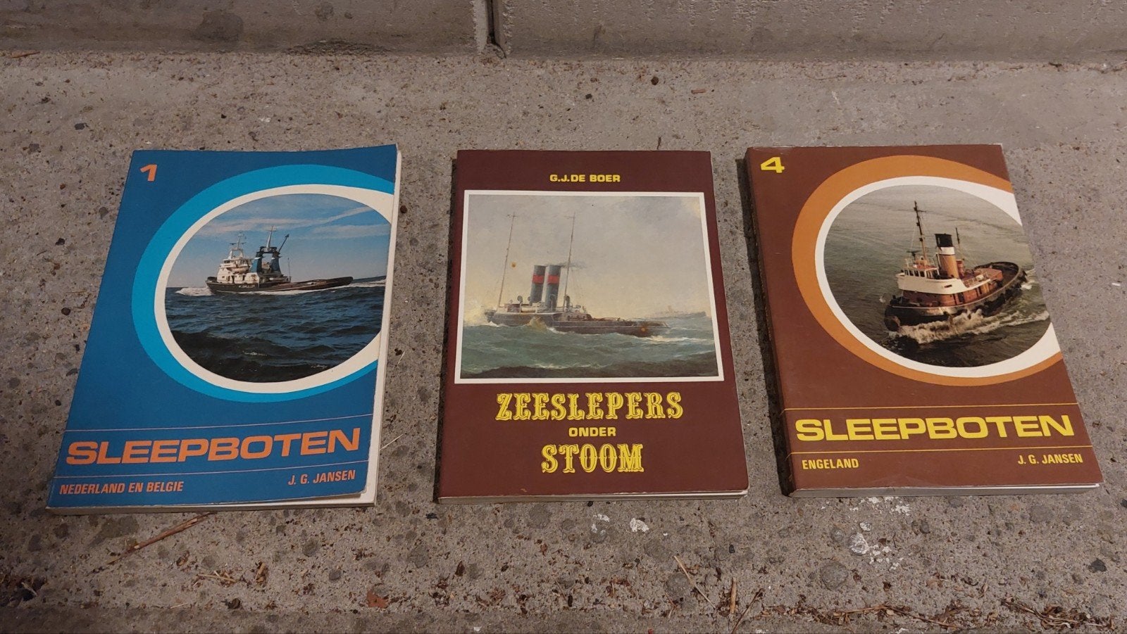 Sleepboten Zeeslepers, Ophalen of Verzenden, Gelezen, Jansen & De Boer, Boot