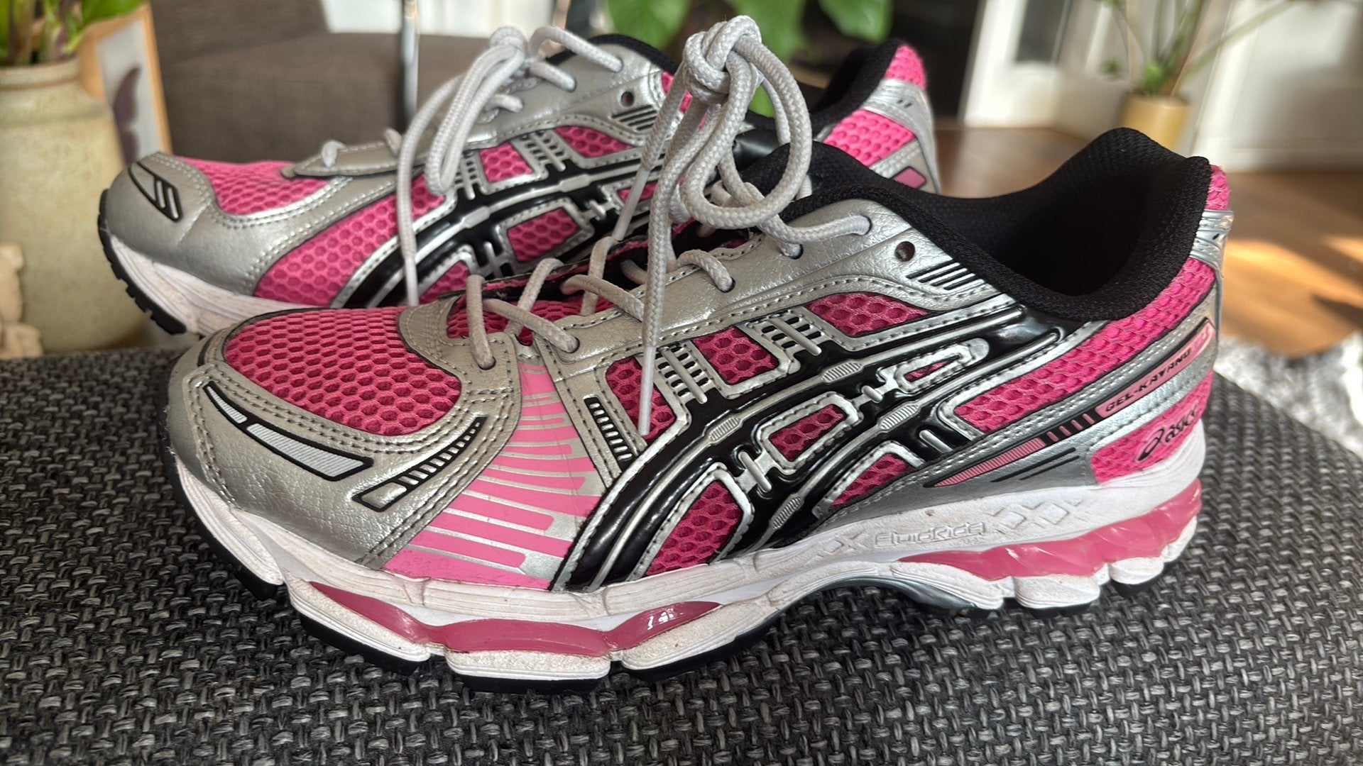 Asics gel-1130 neon packpink, Ophalen of Verzenden, Zo goed als nieuw, Hardloopschoenen, Asics