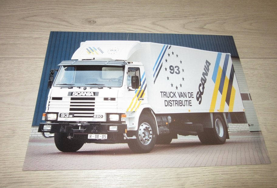 Scania P93ML 4x2A/B brochure, Verzamelen, Verzenden, Zo goed als nieuw, Auto's