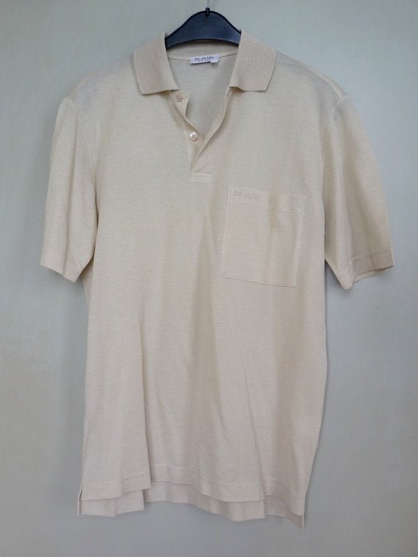 Pal Zileri prachtig italiaanse polo, als nieuw beige, maat M, Kleding | Heren, Maat 52/54 (L), Pal Zileri, Beige, Ophalen of Verzenden