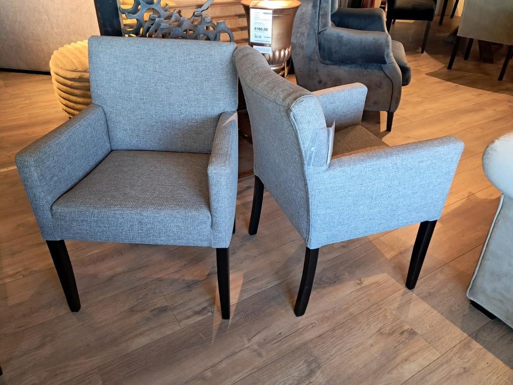 Set van 2 eetkamerstoelen VAN €285 VOOR €198, Huis en Inrichting, Stoelen, Ophalen, Modern, Comfortabel, Twee, Nieuw