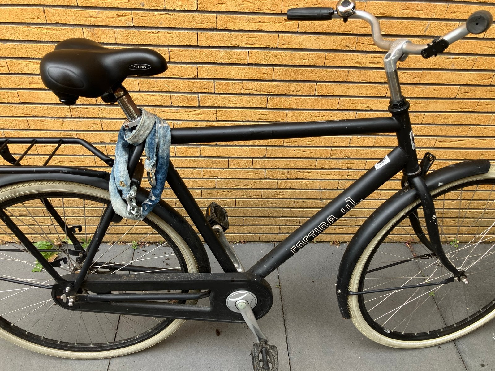 Cortina U1 Herenfiets Zwart - Gebruikt, Ophalen, Gebruikt, Overige merken