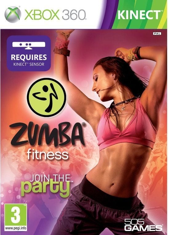 Zumba Fitness Xbox 360 Kinect - Dans en Fitness Game(rs4), 1 speler, Eén computer, Ophalen of Verzenden, Zo goed als nieuw