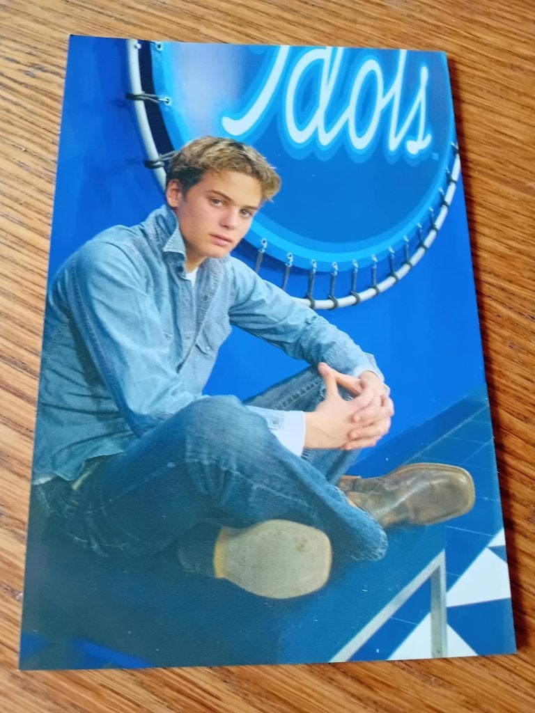 Jim Bakkum Idols kaart 2, Ophalen of Verzenden, Zo goed als nieuw, Foto of Kaart