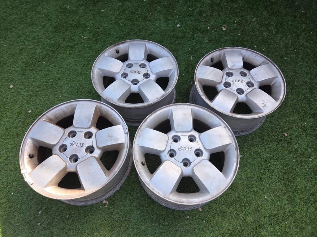 Jeep WJ Velgen 5 spaaks, steek 5x127, Ophalen, Gebruikt, Velg(en), 17 inch