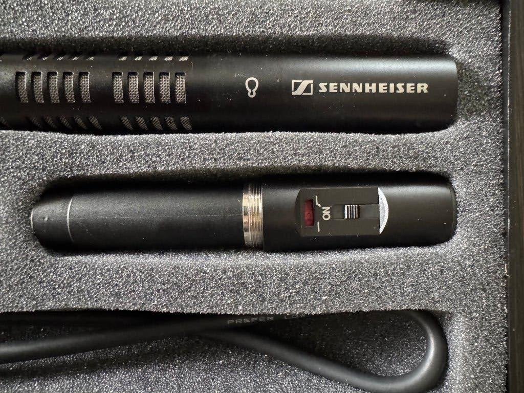Sennheiser ME66 shotgun met K6P, Ophalen of Verzenden, Zo goed als nieuw, Studiomicrofoon