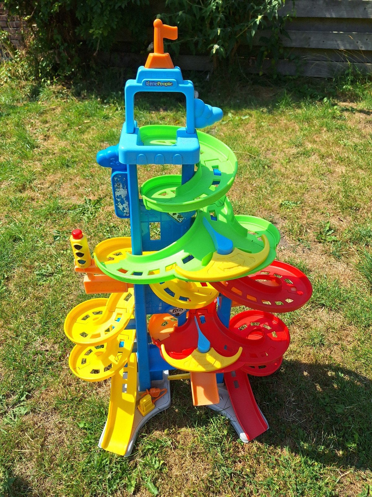 Fisher-Price Little People Wheelies Racebaan, Ophalen, Gebruikt, Auto