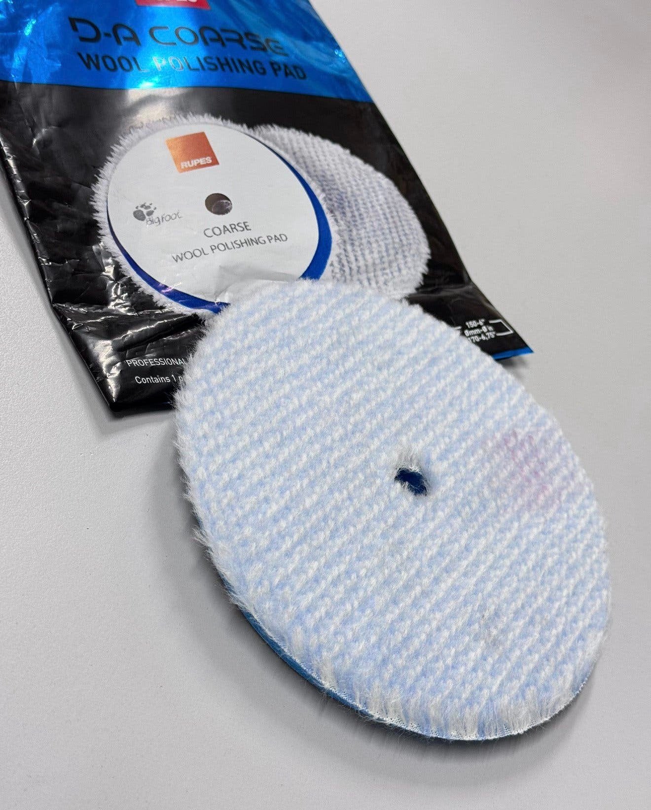 RUPES Wollen Polijstpad Grof Blauw wol 150-170mm polijst pad, P, P, P, Nieuw