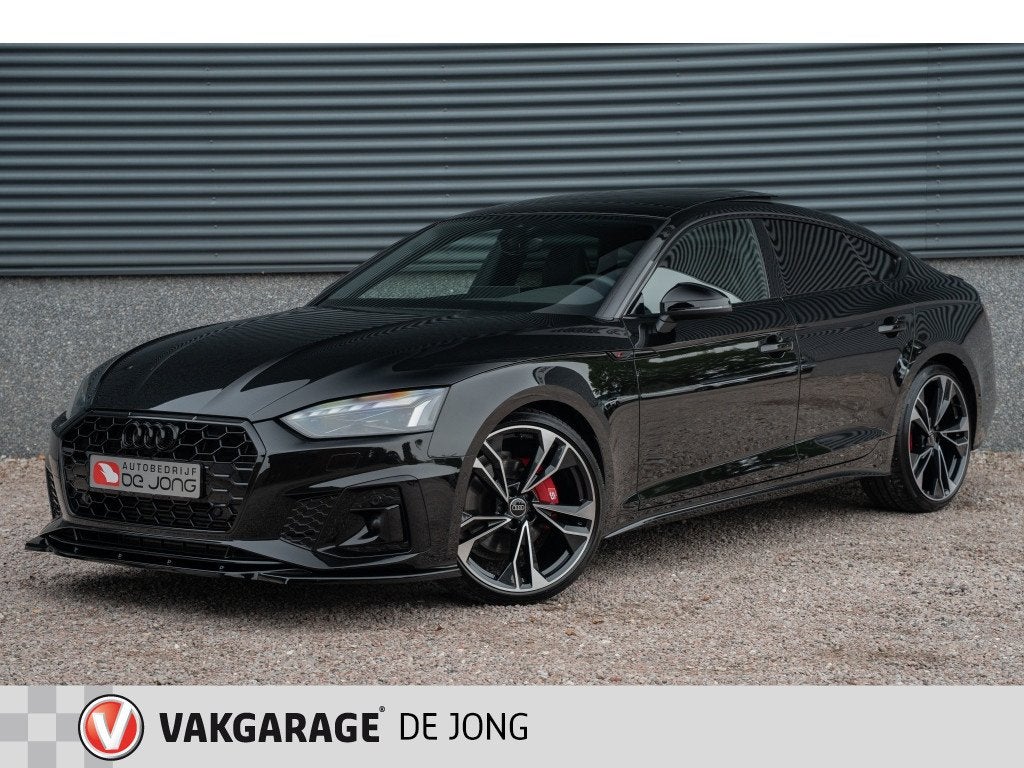 Audi A5 Sportback 40 TFSI Competition 204PK | RS-Stoelen | P, Automaat, Automatische klimaatregeling, Gebruikt, Zwart