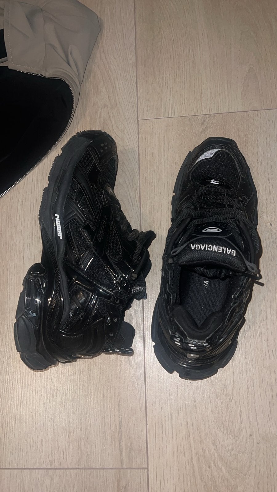 Balenciaga Runner Sneakers Zwart Maat 41, Ophalen of Verzenden, Gedragen, Zwart, Sneakers of Gympen