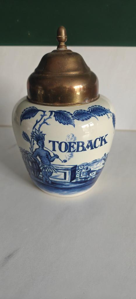 Delfts Blauwe Tabak Pot, Ophalen