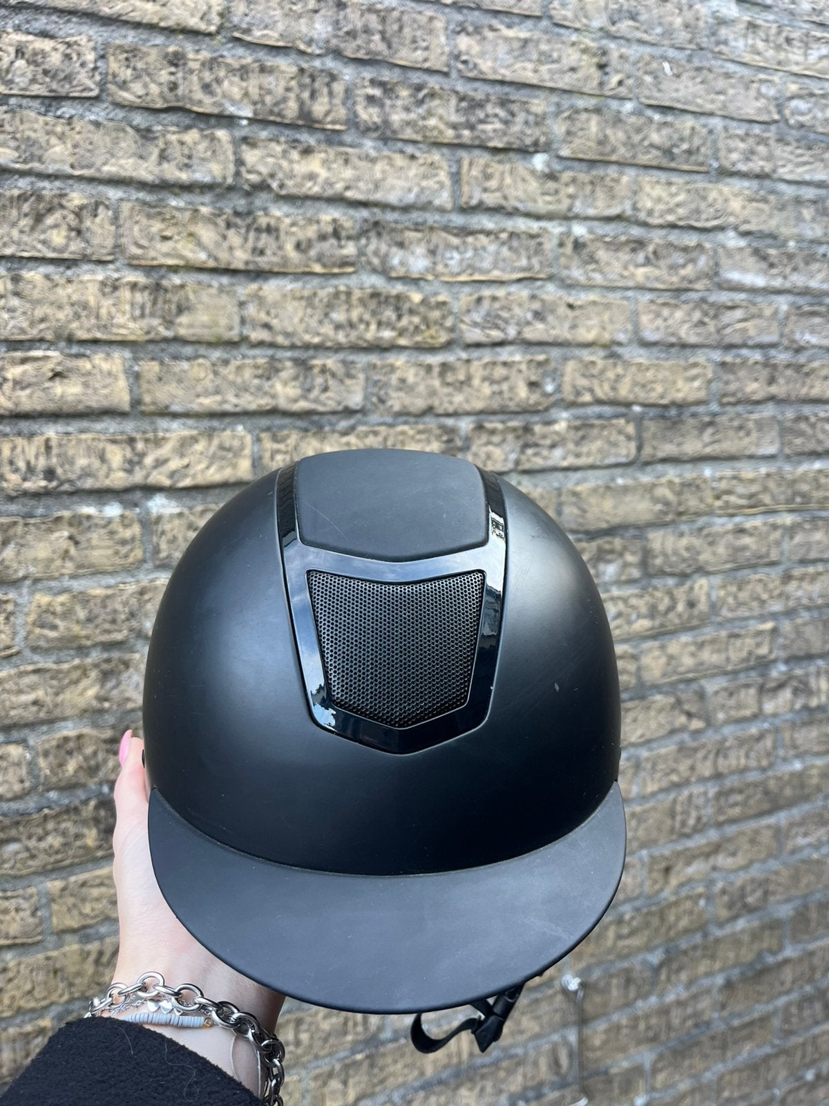 Mooie cap, Dieren en Toebehoren, Ophalen of Verzenden, Zo goed als nieuw, Zwart, Harry's Horse