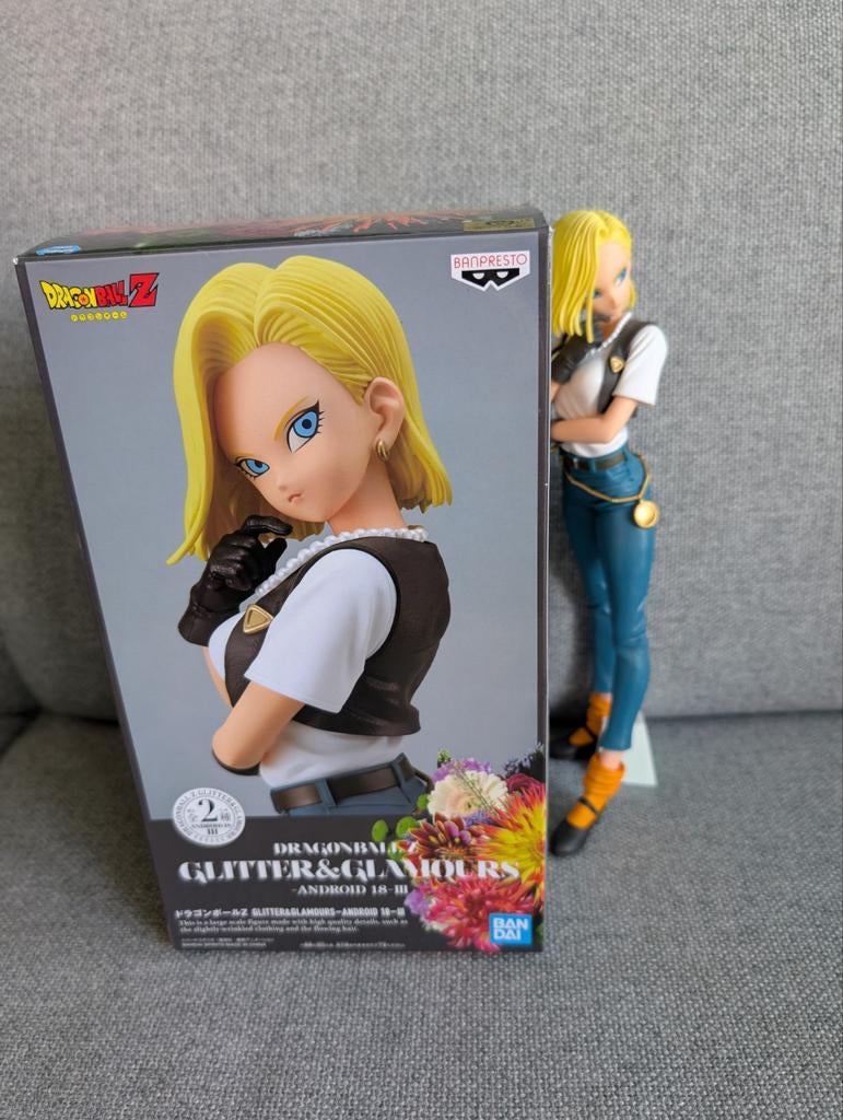 Dragon Ball Z - Android 18 - Glitter & Glamours Bandai, Verzenden, Gebruikt
