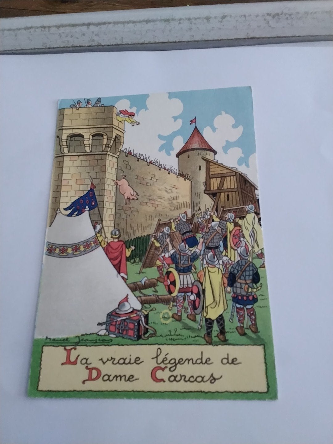 Ansichtkaart Vraie Légende de Dame Carcas, Ophalen of Verzenden, Voor 1920, Overige thema's