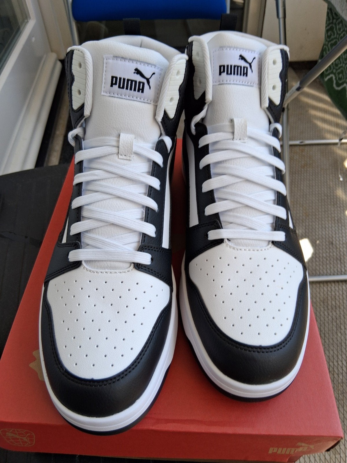 Original  Puma Rebound V6 Sneakers Zwart Wit maat 45, Kleding | Heren, Schoenen, Ophalen of Verzenden, Nieuw, Zwart