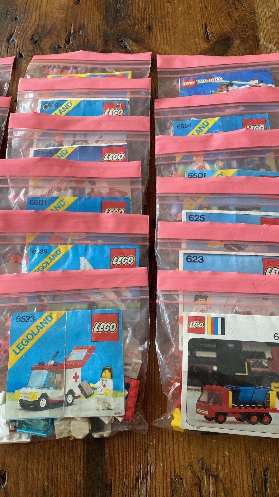 22x Vintage Legoland 70/80's met boekjes, Ophalen of Verzenden, Gebruikt