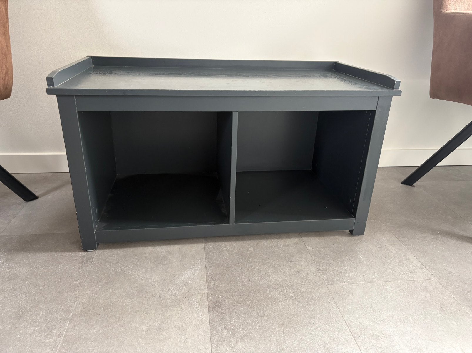 Moderne garderobe of opbergkast donkergrijs 88 x 46 x 43 cm, Ophalen, Zo goed als nieuw, 25 tot 50 cm, Rechthoekig