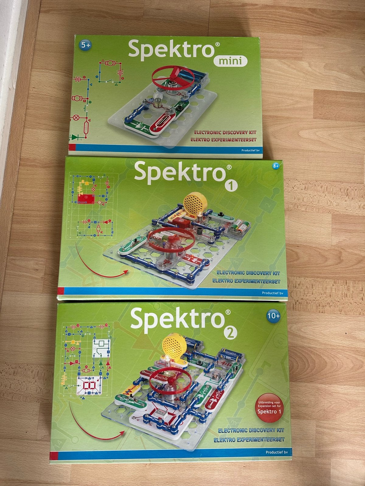 Spektro Elektronica Experimenteerdozen (Mini, 1, 2), Kinderen en Baby's, Speelgoed | Educatief en Creatief, Ophalen of Verzenden