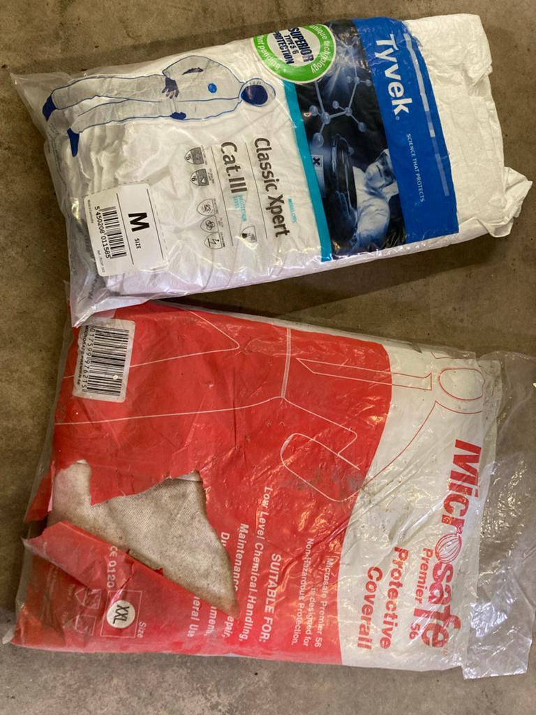 Witte beschermende overalls - Tyvek & Microsafe asbest?, Ophalen, Nieuw