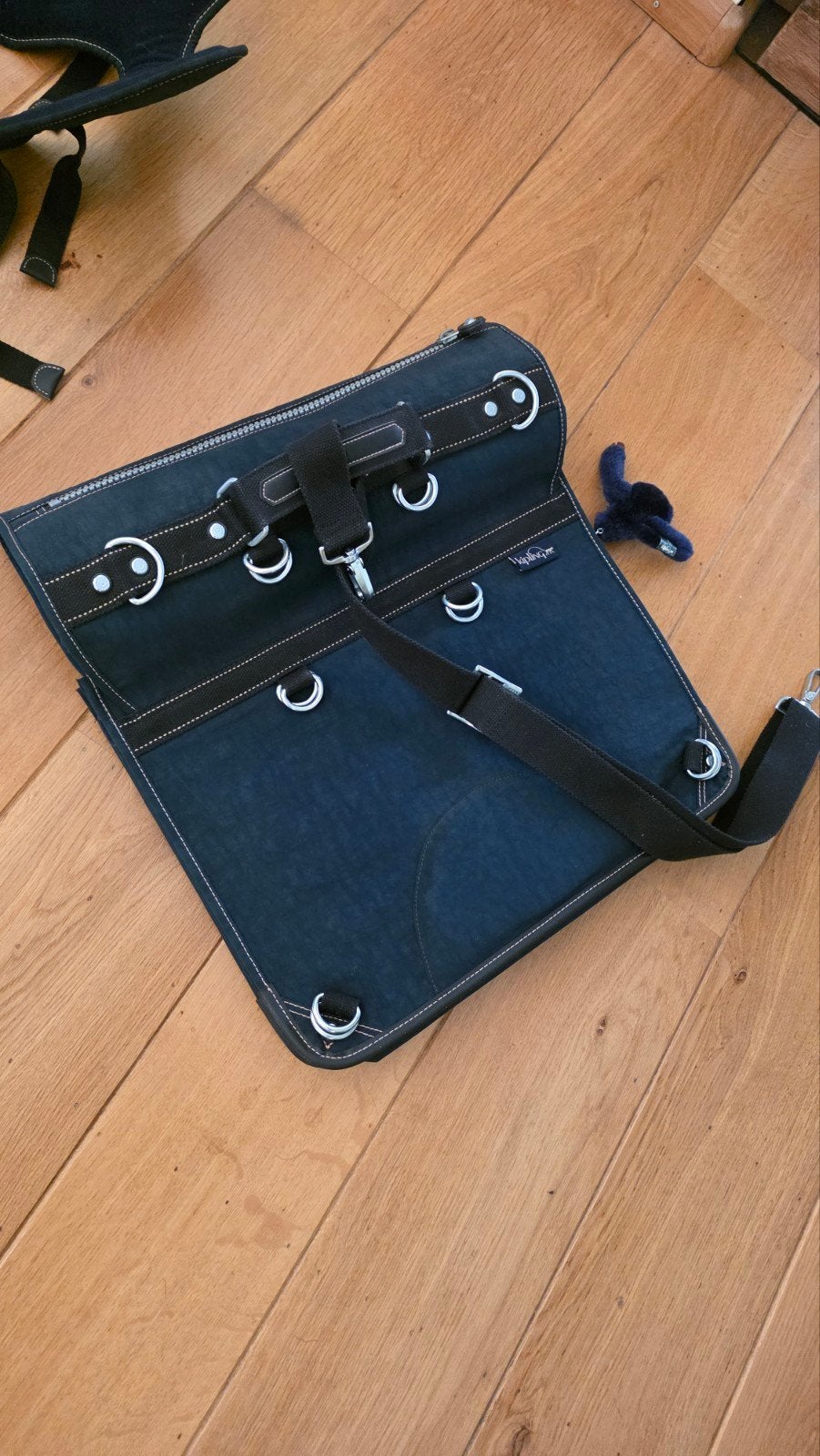 Kipling Aktetas/Schoudertas - Donkerblauw, Gebruikt, Blauw, Aktetas of Boekentas, 30 tot 40 cm