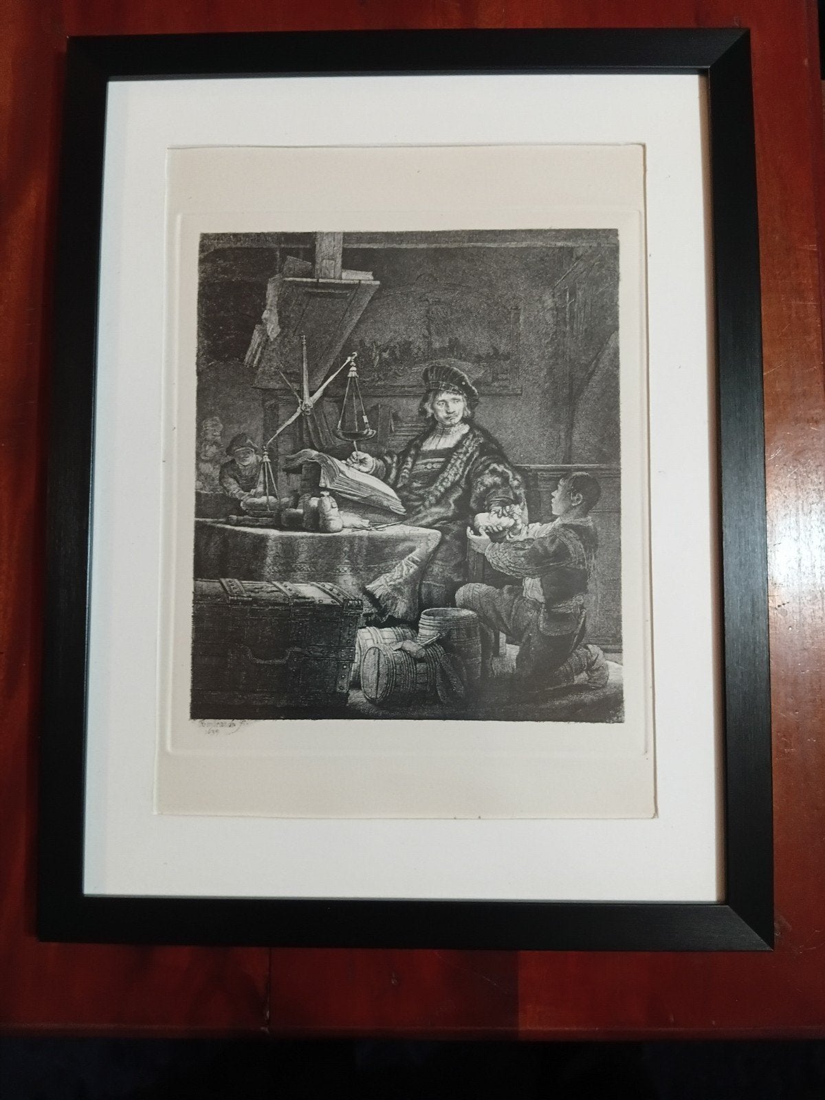 Rembrandt ets de goudweger, Ophalen of Verzenden