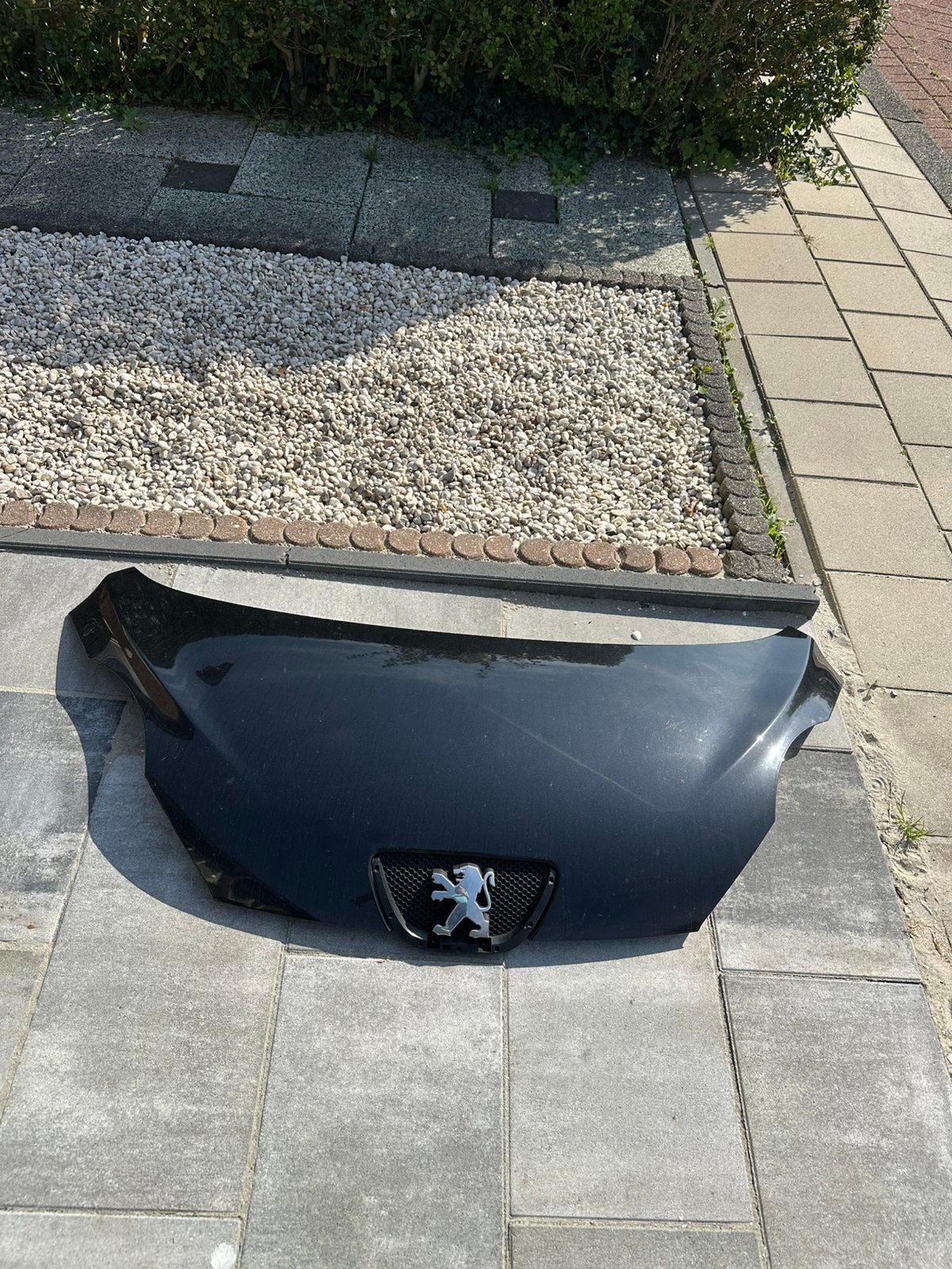 Peugeot 107 Motorkap Zwart, Ophalen, Gebruikt, Voor, Motorkap