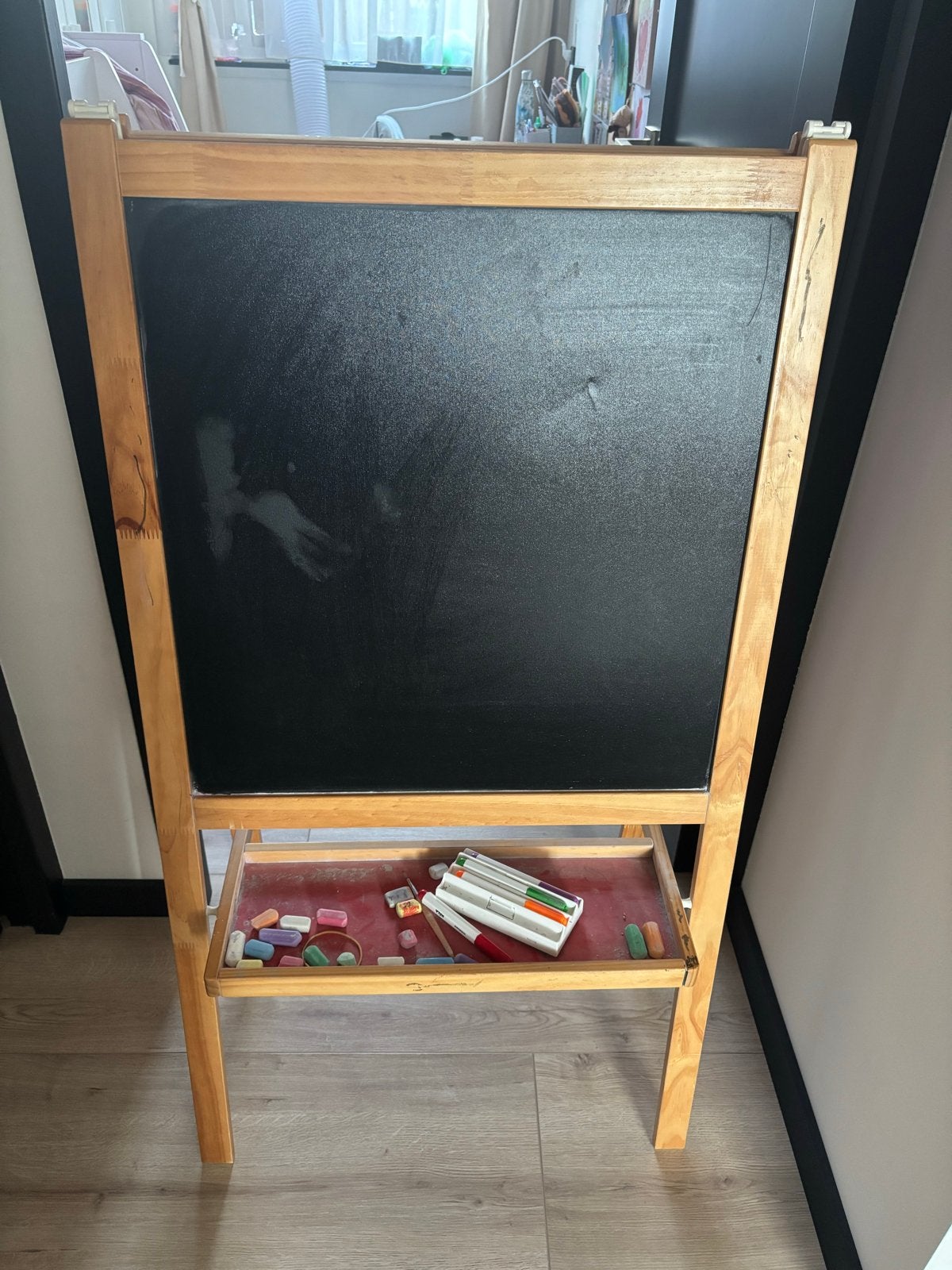 IKEA Mala krijtbord/tekenbord - Gebruikt. Moest zsm weg, Ophalen, Gebruikt, Knutselen